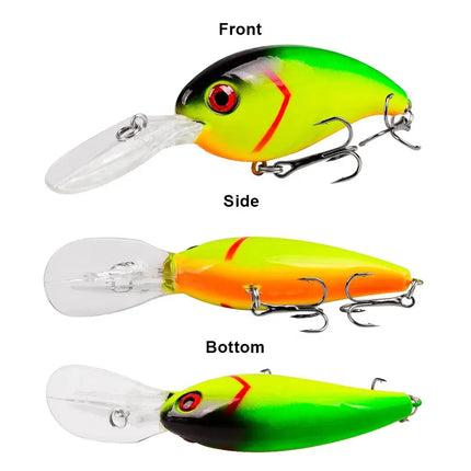 10CM-14.19G plastic bait Rock little Fat Luya Bait fishing tackle shop stock 6# hook DHC006 Lureswholesale