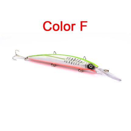 15.2cm sea fishing Luya bait plastic bionic bait 12.55g Luya Minnow bait wholesale DW1301 Lureswholesale