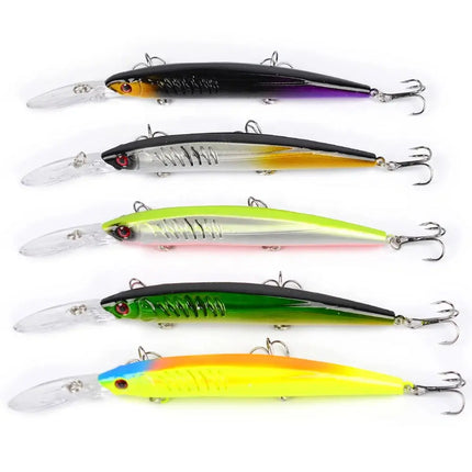 15.2cm sea fishing Luya bait plastic bionic bait 12.55g Luya Minnow bait wholesale DW1301 Lureswholesale