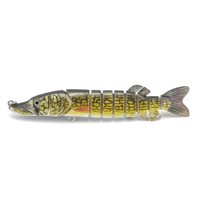 15cm 26g 9-segement Swimbait Pike Wobblers Crankbait Fishing Lure Multi Jointed Hard Plastic ABS Lures Lureswholesale