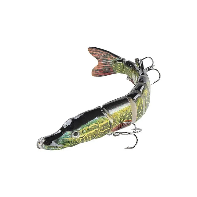 15cm 26g 9-segement Swimbait Pike Wobblers Crankbait Fishing Lure Multi Jointed Hard Plastic ABS Lures Lureswholesale