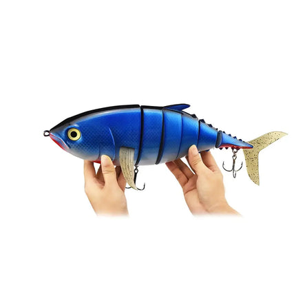 16inch 1kg Super Big Segmented Tuna Swimbait Hard Plastic ABS Lures Saltwater Tuna Trolling Fishing Bait Lureswholesale