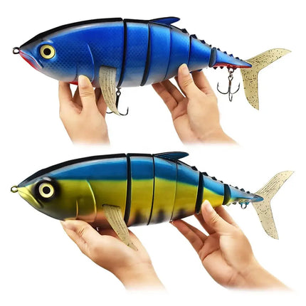 16inch 1kg Super Big Segmented Tuna Swimbait Hard Plastic ABS Lures Saltwater Tuna Trolling Fishing Bait Lureswholesale