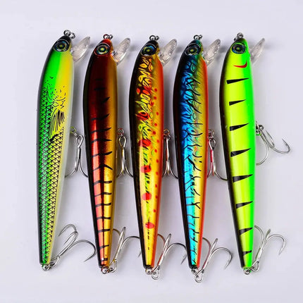 17.6cm Luya baits Hard baits False Minnow Baits Bionic lure 30g Minnow Lureswholesale