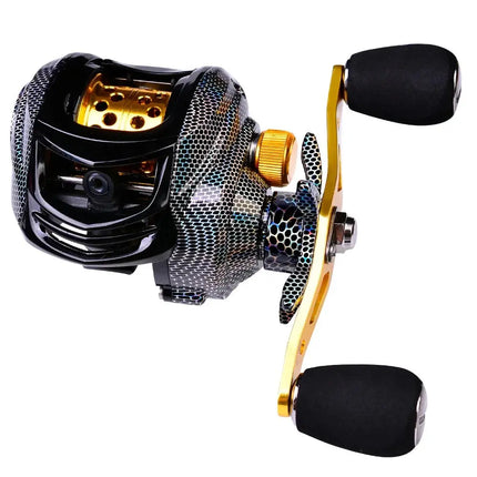 18+1BB Baitcasting Fishing Reel Waterproof Metal Spool 7.2:1 High Speed Bait Casting Reel with Magnetic Brake Lureswholesale