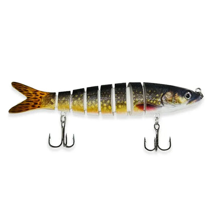 2024 Best Seller Fishing Lure Eight Segmented Fishing Lures Solid Head Plastic Shad Swim Baits Lureswholesale