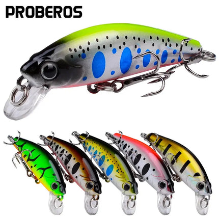 3D Eyes Artificial Bait Sinking Fishing Lure 10# Hook 5.6cm 6.8g Minnow Fishing Lure Hard Artificial Swimbait Wholesale Lureswholesale