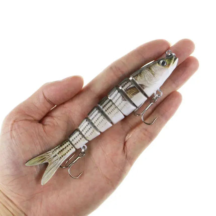 3pcs in box package Fishing Lure Multi Jointed Hard Bait Lifelike joint bait Wobblers 8 Segments Swimbait Fishing Lure Lureswholesale