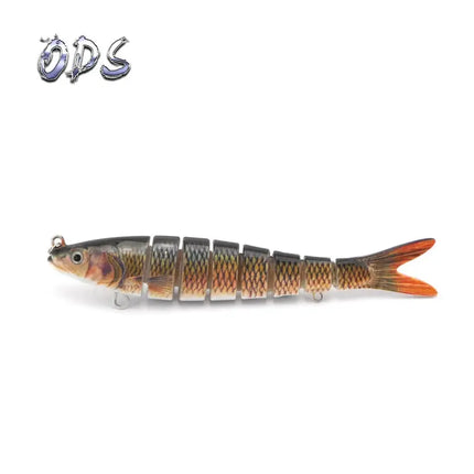 3pcs in box package Fishing Lure Multi Jointed Hard Bait Lifelike joint bait Wobblers 8 Segments Swimbait Fishing Lure Lureswholesale