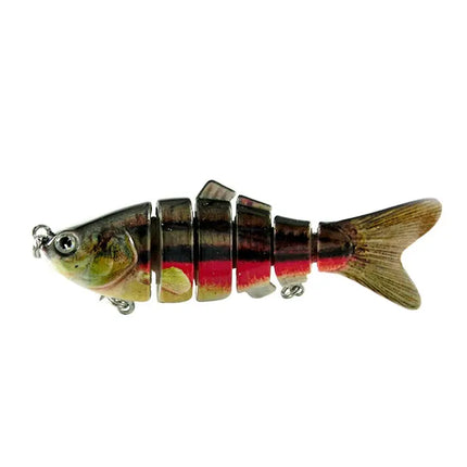 3pcs in box package factory direct hard lures best swimbait Popular New Design Solid Head Multi Jointed Fishing lures Lureswholesale