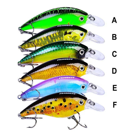 7.6cm sea fishing Lua plastic bait PRO BEROS Minnow Hard Bait 10.18g Crank lures Lureswholesale