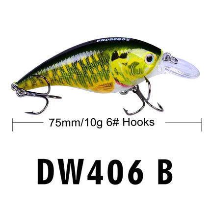 7.6cm sea fishing Lua plastic bait PRO BEROS Minnow Hard Bait 10.18g Crank lures Lureswholesale