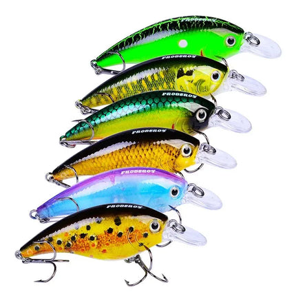 7.6cm sea fishing Lua plastic bait PRO BEROS Minnow Hard Bait 10.18g Crank lures Lureswholesale