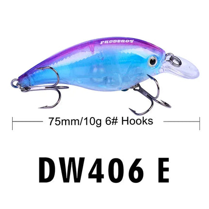 7.6cm sea fishing Lua plastic bait PRO BEROS Minnow Hard Bait 10.18g Crank lures Lureswholesale