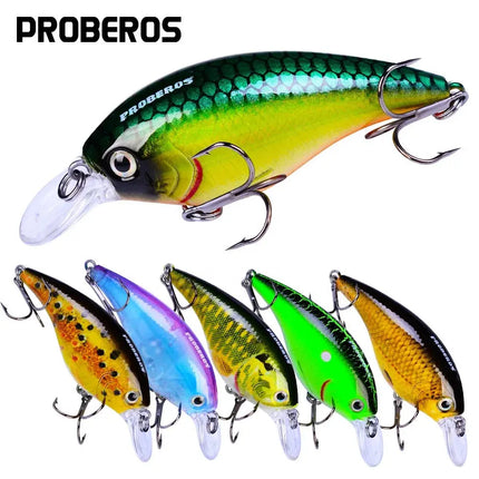 7.6cm sea fishing Lua plastic bait PRO BEROS Minnow Hard Bait 10.18g Crank lures Lureswholesale