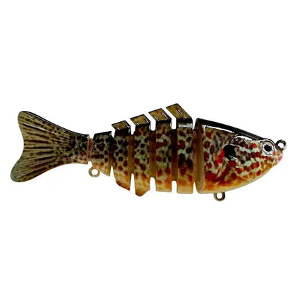 7 segment swimbait hard bait 4inch sunfish whosale fishing lures Lureswholesale