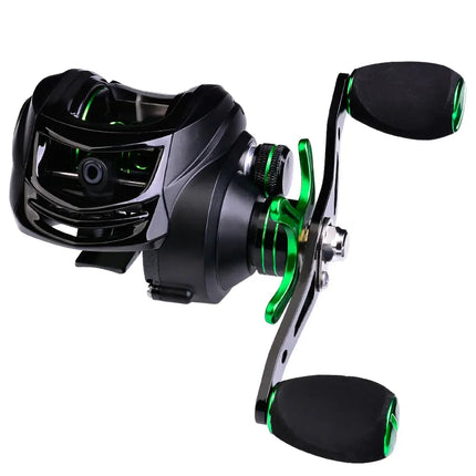 9+1BB Baitcasting Fishing Reel 7.2:1 Metal Spool Bait Casting Reel with Magnetic Brake System Drag Fishing Wheel Lureswholesale