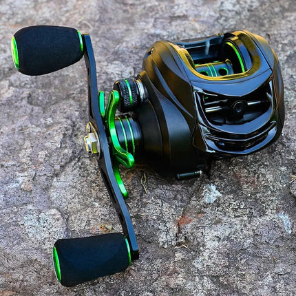 9+1BB Baitcasting Fishing Reel 7.2:1 Metal Spool Bait Casting Reel with Magnetic Brake System Drag Fishing Wheel Lureswholesale