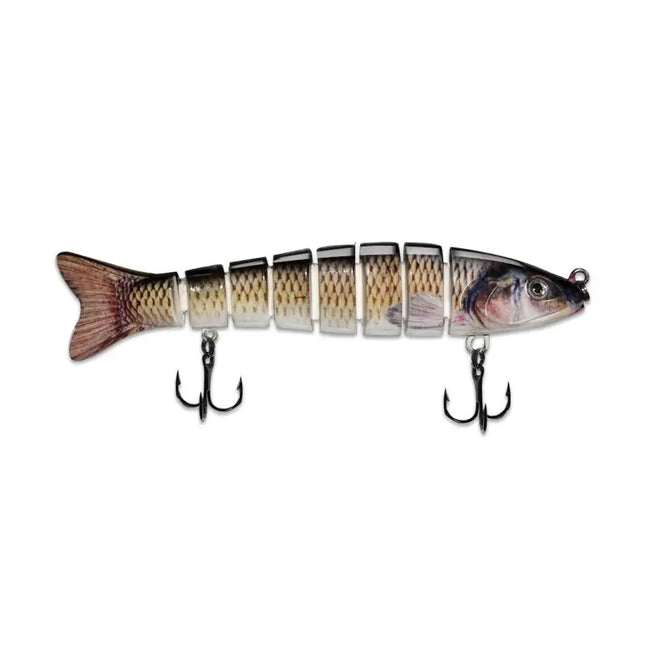 ABS plastic hard multi joint fishing lure, 4-section jointed bait, bionic fishing bait 13cm and 30g sea water swim bait Lureswholesale