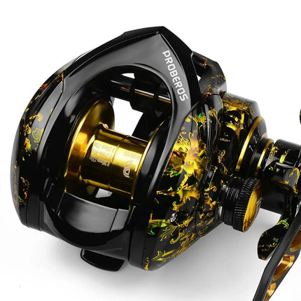 Baitcasting Fishing Reel 8kg Max Drag Power High Speed 7.2:1 Baitcasting Wheel Saltwater Freshwater Fishing Reel Lureswholesale