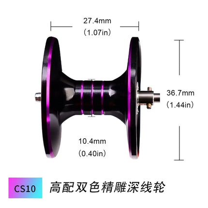 Baitcasting Reel Sea Fishing Reels Carbon Shell 7.2:1 Gear Ratio 10KG Max Drag High Speed Drag Casting Fishing Wheel Lureswholesale