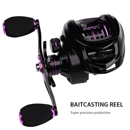 Baitcasting Reel Sea Fishing Reels Carbon Shell 7.2:1 Gear Ratio 10KG Max Drag High Speed Drag Casting Fishing Wheel Lureswholesale