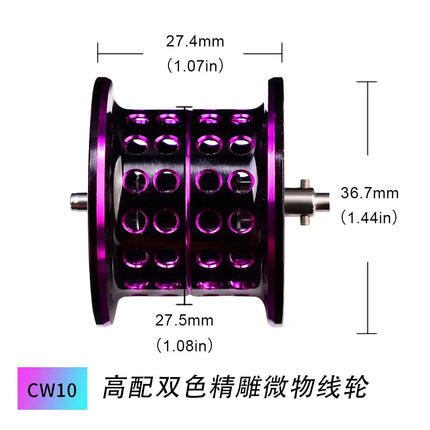 Baitcasting Reel Sea Fishing Reels Carbon Shell 7.2:1 Gear Ratio 10KG Max Drag High Speed Drag Casting Fishing Wheel Lureswholesale