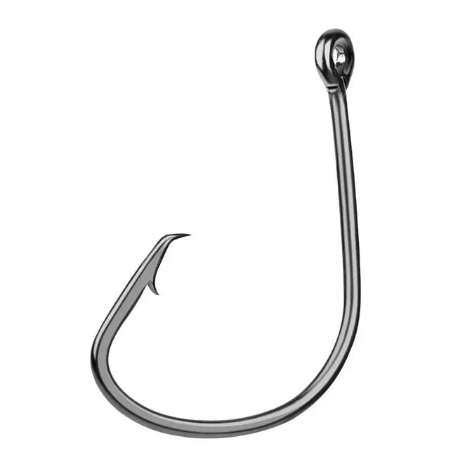 Black Offset Sport Circle Bait Fishing Hook 7381 High Carbon Steel Octopus Single Fishhook Lureswholesale