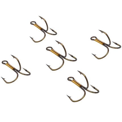 Classic High Carbon Steel Red Treble Hooks 2# 4# 6# 8# 10# Fishing Equipment 50pcs/bag Lureswholesale