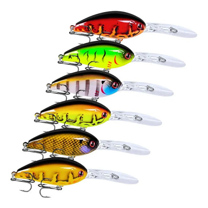 Crankbait Fishing Lures 115mm 17.5g Plastic Hard Bait Floating Wobblers Artificial Crank Plastic Lures Lureswholesale