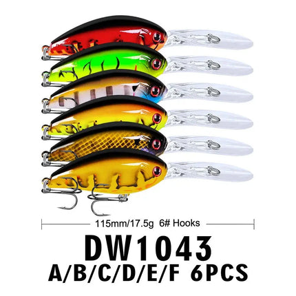 Crankbait Fishing Lures Plastic Hard Bait Floating Wobblers Artificial Crank Plastic Lures Lureswholesale