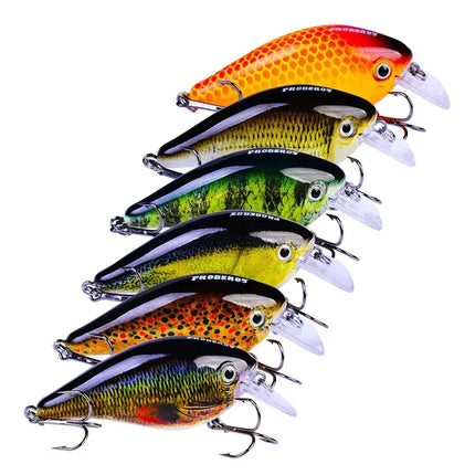 Crankbaits Kit for Bass Fishing Lures 7cm 13g Hard Baits Topwater Lures Crank Bait Kit Fishing Tackle Lureswholesale