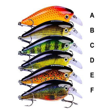 Crankbaits Kit for Bass Fishing Lures 7cm 13g Hard Baits Topwater Lures Crank Bait Kit Fishing Tackle Lureswholesale