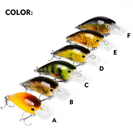 Diving Fishing Lures Crank Wobblers Minnow Artificial Bass Bait 7cm 13g Square Bill Crankbait Hard Lures Lureswholesale