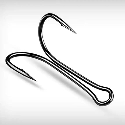 Double Hooks High Carbon Steel Long Shaft Hook for Artificial Baits Wobblers Soft Lure Fishing Tackle Lureswholesale