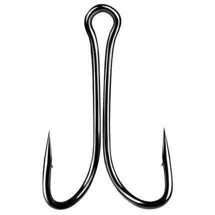 Duple Hooks High Carbon Steel Long Shaft Hook for Artificial Baits Wobblers Soft Lure Fishing Tackle 50pcs/bag Lureswholesale