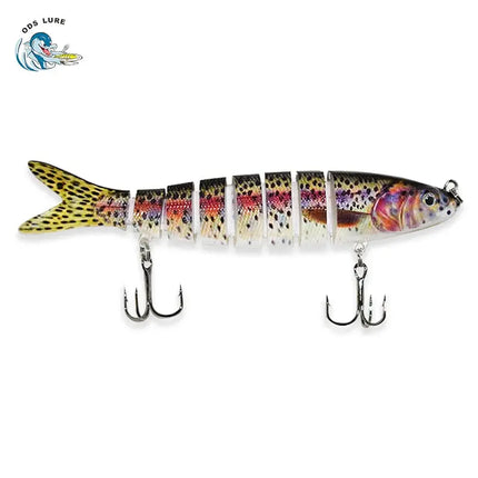 Factory Wholesale 8 segment Hard Body Bait Multi Jointed Swimbait Fishing Lure Wobblers for Fishing Lureswholesale