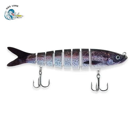 Factory Wholesale 8 segment Hard Body Bait Multi Jointed Swimbait Fishing Lure Wobblers for Fishing Lureswholesale