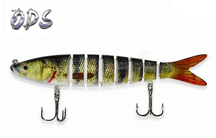 Factory Wholesale 8 segment Hard Body Bait Multi Jointed Swimbait Fishing Lure Wobblers for Fishing Lureswholesale