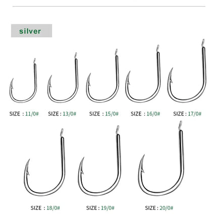 Fishing Hooks Sea Pike Fish Hook Saltwater High Carbon Steel Jig Hook Assist Fishhooks for Slow Pitch Jigs Lureswholesale