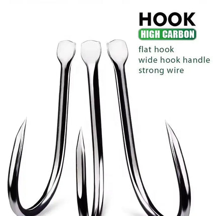 Fishing Hooks Sea Pike Single Fish Hook High Carbon Steel Assist Jig FishHook Saltwater Fishing Hook Lureswholesale