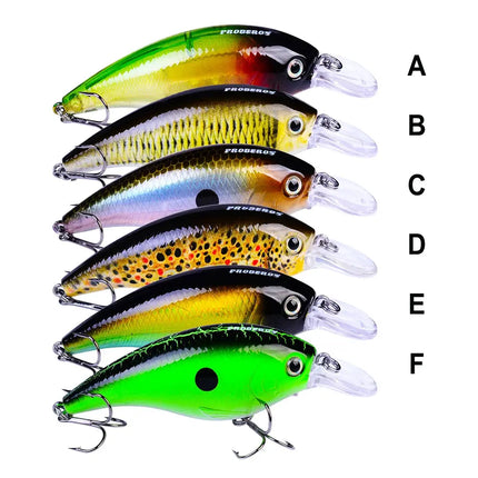 Fishing Lure Crank Wobblers Minnow Artificial Bass Bait 9cm 16.5g Square Bill Crankbait Hard Lures Lureswholesale