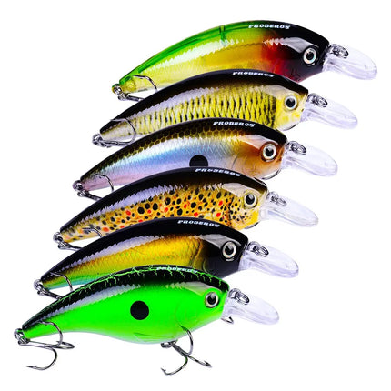 Fishing Lure Crank Wobblers Minnow Artificial Bass Bait 9cm 16.5g Square Bill Crankbait Hard Lures Lureswholesale