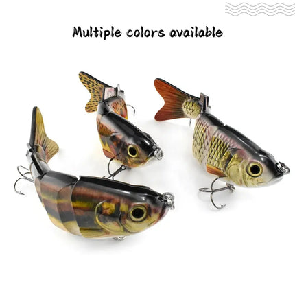 Fishing Lures Saltwater Strong Body 7''/ 6''Five Sections Shad Jointed Swimbait Fishing Trolling Lures Lureswholesale