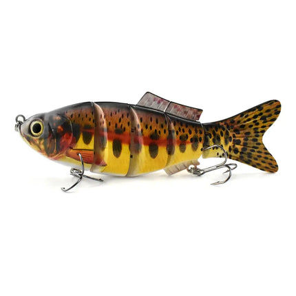 Fishing Lures Saltwater Strong Body 7''/ 6''Five Sections Shad Jointed Swimbait Fishing Trolling Lures Lureswholesale