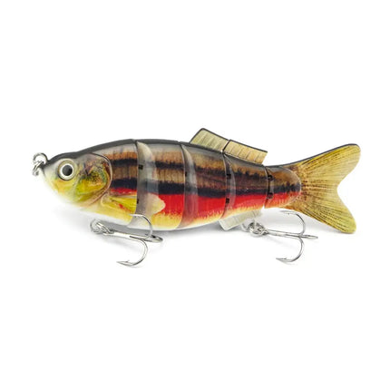 Fishing Lures Saltwater Strong Body 7''/ 6''Five Sections Shad Jointed Swimbait Fishing Trolling Lures Lureswholesale