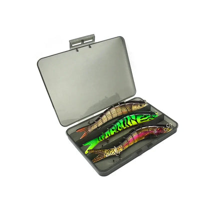 Fishing Tackle Box Hard Plastic Segmented Swimbait Lures for Bass Fishing Lures Kit Lureswholesale