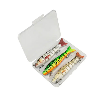 Fishing lure kit wholesale box pack hard fishing baits segmented lure set fishing lure packaging Lureswholesale