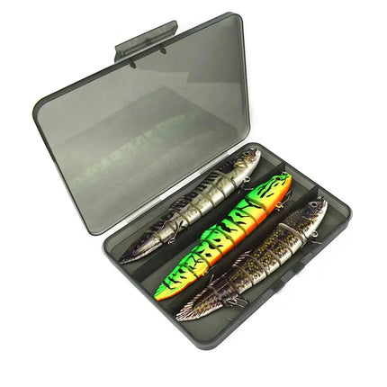 Fishing lure kit wholesale box pack hard fishing baits segmented lure set fishing lure packaging Lureswholesale