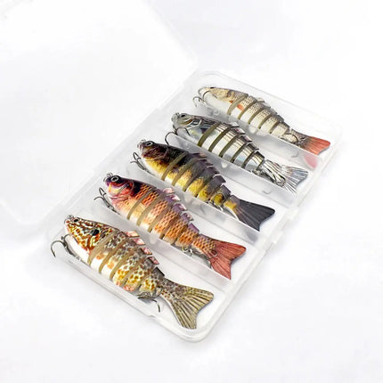 Fishing lure kit wholesale box pack hard fishing baits segmented lure set fishing lure packaging Lureswholesale